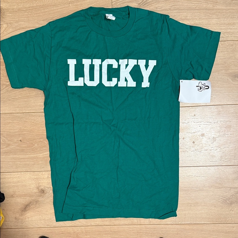 Tultex Teal 'Lucky' Short Sleeve Tee